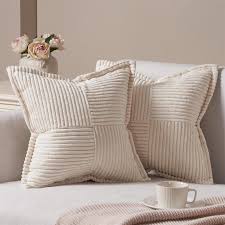 Housse de coussin Scandinave Beige Topfinel - Élégance et Confort