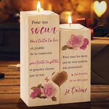 Bougie Anniversaire avec Chandeliers - Cadeau Original pour Soeur