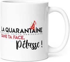 Cadeau Rigolo pour l'Anniversaire des Quarante Ans