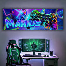 Affiche Personnalisée Tjapalo® pour la Décoration de Chambre Gaming