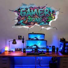 Autocollants Décoration Stickers pour la Chambre - Idéal pour les Passionnés de Gaming
