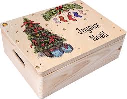 Rangement Couvercle Personnalisé - Un Cadeau de Noël Idéal pour Femme