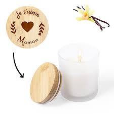 Bougie Personnalisable VANILLE - Élégance et Personnalité