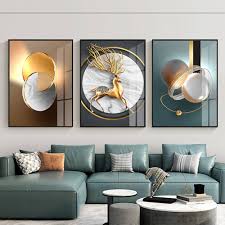 Décoration Murale Géométrique GXDJC pour un Salon Élégant