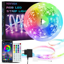 Télécommande HOVVIDA 5m LED avec Minuterie pour un Éclairage Festif