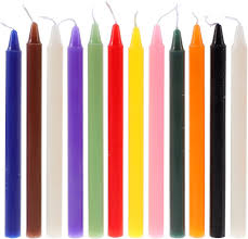 Bougies Coniques HOMSFOU pour Anniversaires et Méditation