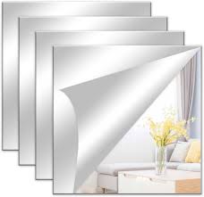 Autocollants Stickers Miroir Adhésif pour une Décoration Intérieure Éblouissante