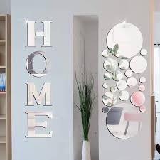 Stickers Décoratifs Miroir Adhésif Amovible pour une Décoration Élégante