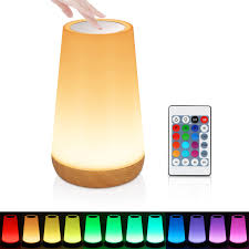 Veilleuse LED Multicolore Rechargeable avec Télécommande
