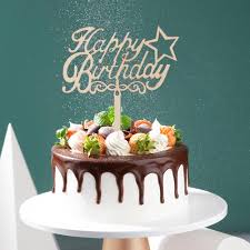 Décoration Gâteau d'Anniversaire Happy Birthday – Ajoutez une touche festive à vos célébrations