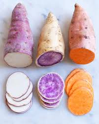 Racine Patate Douce Violette Batatas - Une touche de couleur naturelle