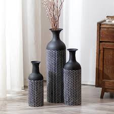 Sziqiqi Grand Vase Sol Noir - Élégance et Sophistication