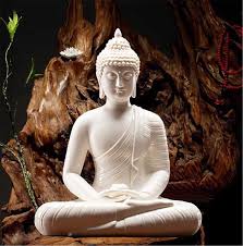 Décoration Intérieure Bouddha Shakyamuni en Céramique