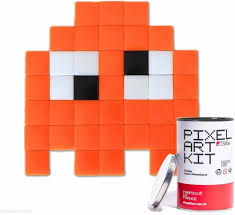 Kit d'art pixelisé Gloomie Orange - Créativité et Fun
